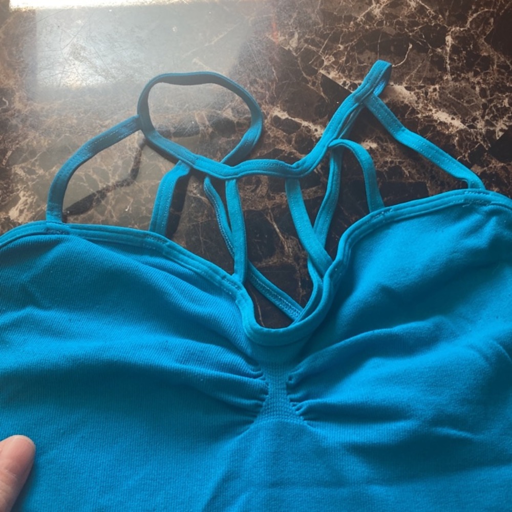 Blue dress